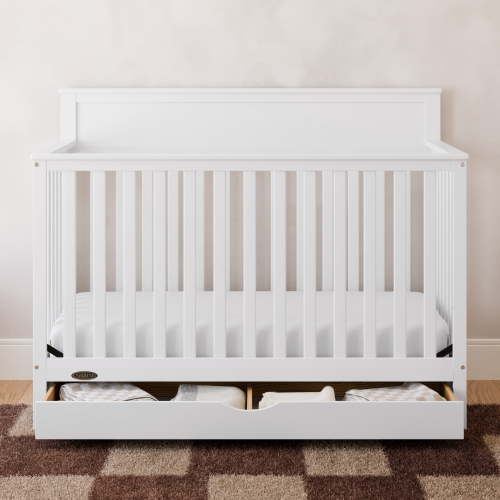 Graco Shiloh Convertible Baby Crib with Drawer, White