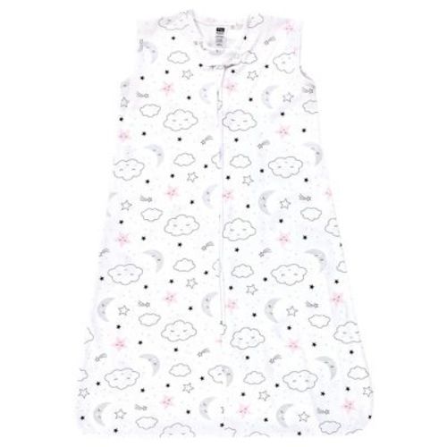 Hudson Baby Infant Girl Cotton Sleeveless Wearable Sleeping Bag, Sack, Blanket, Dreamer, 0-6 Months