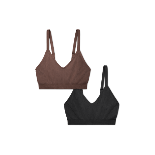 Women's Seamless Scoop Bralette 2-Pack