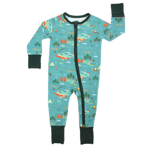 Jump in the Lake Bamboo Convertible Baby Pajamas – Emerson and Friends