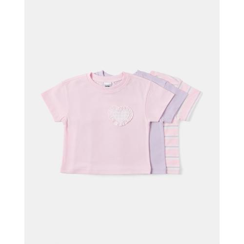 3 Pack Cotton T-shirt - Kmart