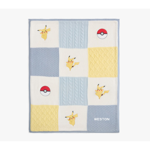 Pokémon Pikachu Patchwork Heirloom Kid Throw Blanket