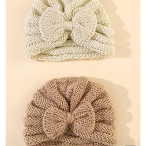 2pcs 0-6 Months Baby Autumn/Winter Bow Knitted Headband, Newborn Warm Headwear Gift | SHEIN USA
