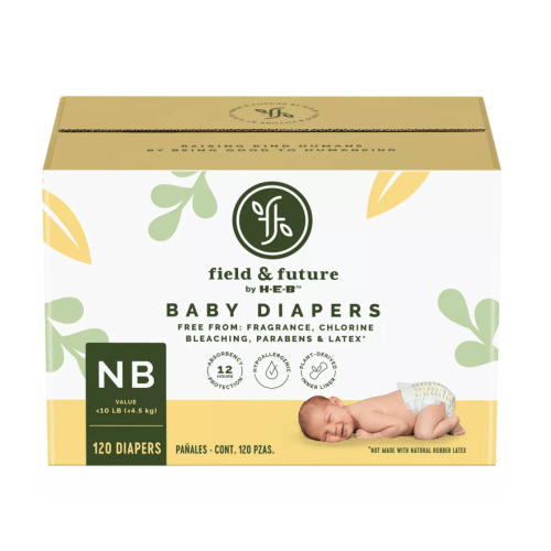 Field & Future by H‑E‑B Value Pack Baby Diapers - Newborn
