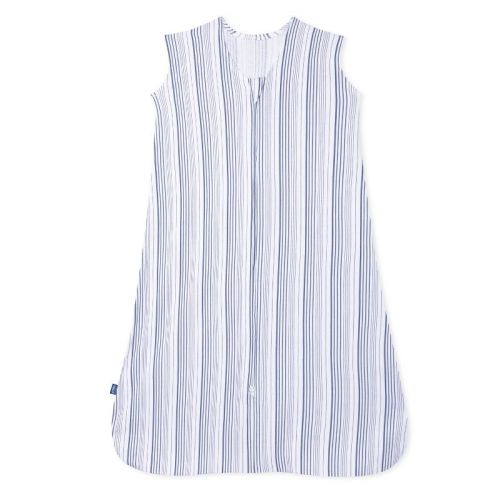 HALO 100% Cotton 0.5 TOG Sleepsack Wearable Blanket - Blue Stripe - M