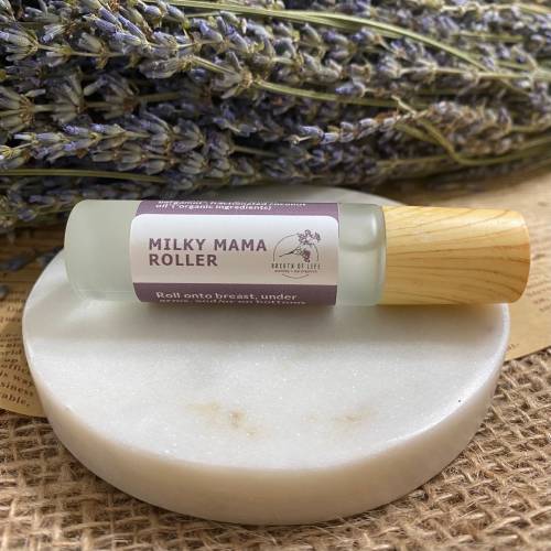 Organic Milky Mama Roller | lactation essential oil | Increase Milk Supply oil | Nursing mom oil | postpartum gift | baby shower gift