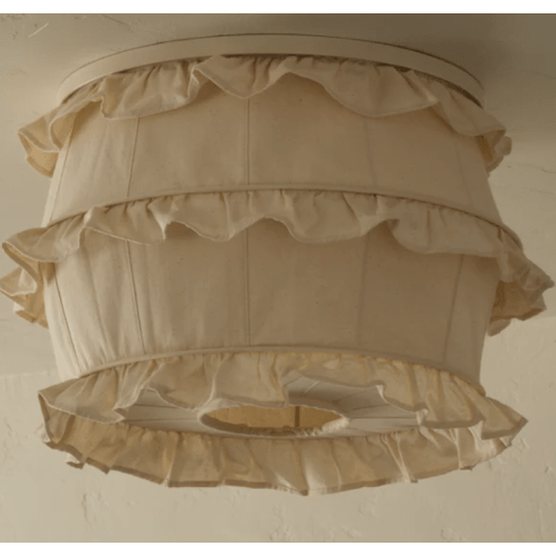 Gem Ruffle light shade | Light cover | Ceiling light cover - Tulip Shades