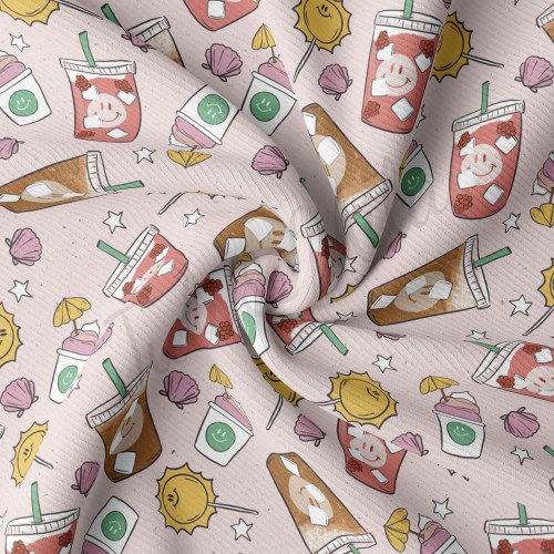 Rib Knit Fabric by the Yard Ribbed Jersey Stretchy Soft Polyester Stretch Fabric 1 Yard  AA1658