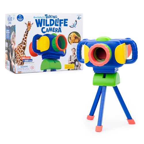 Educational Insights GeoSafari® Jr. Talking Wildlife Camera™ Featuring Robert Irwin - Preschool Science Toys for Little Kids, Toddler STEM Toys, Gifts for Boys & Girls Ages 4+