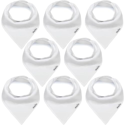 Drool Bibs for Babies – Organic, Unisex, Soft Absorbent Teething Bibs with Adjustable Snaps