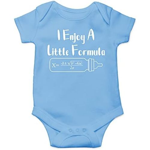 I Enjoy A Little Formula - Funny Baby Essentials Bodysuit Romper - Baby Boy Newborn Outfits