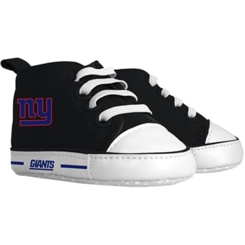 MasterPieces - NFL Baby Pre-Walkers Shoes, Officially Licensed, High Top Sneakers, Soft Anti-Slip Soles, Boys and Girls, 0-6 Months