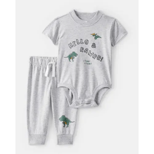 Baby Boy Dinosaur Bodysuit & Pant Set | Carter's