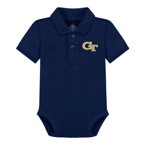 Georgia Tech Yellow Jackets Polo Bodysuit | College Baby