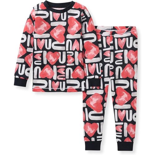 Burt's Bees Baby Organic Cotton Pajamas for Boys, 100% Cotton Pajama Set for Toddlers and Kids, Soft and Stretchable Fabric