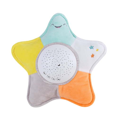 Musical Star Plush Sensory Light Up Newborn Autism Toys - Twinkle Twinkle Little Star Sensory Toys, Five-pointed Star Projection Lamp Sky Infant And Young Children Soothing Luminous Music Plush Toy