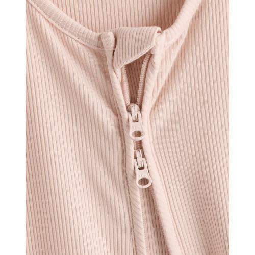 Softest Rib One Piece  in Peach Blush