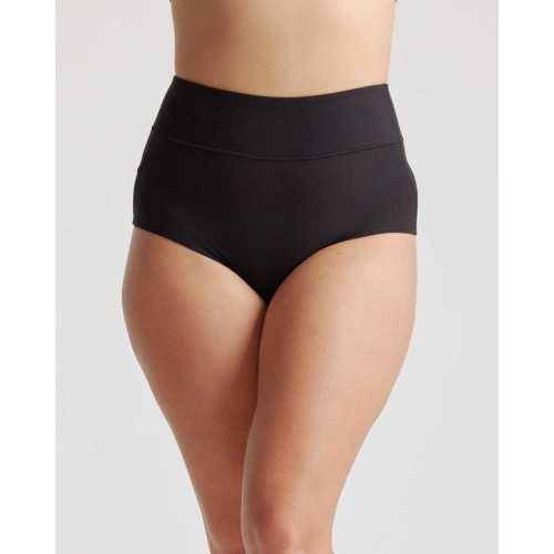 Micromodal Maternity & Postpartum Brief (6-pack) in Black
