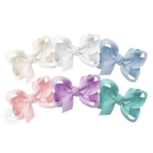 Satin Double Knot Bow on Clip