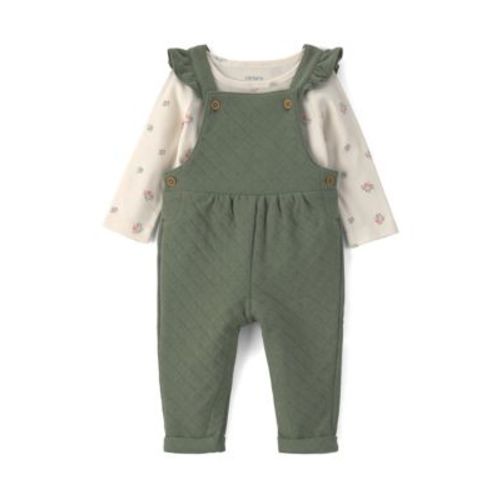 Baby Girls Overall Set