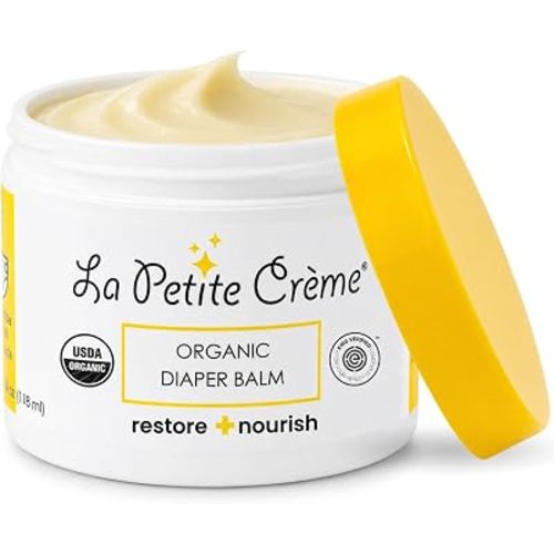 La Petite Creme Diaper Balm - Healing & Nourishing Diaper Rash Cream, 4 oz