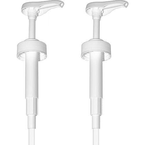 Gallon Pump Dispenser | for Plastic or Glass Bottles | Heavy-Duty Leak Proof for Commercial and Household Use | Pump for Gallon Jug | Non-BPA Plastic (Pack of 2)