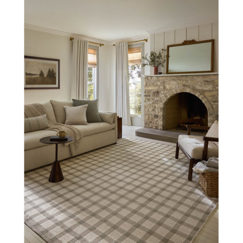 Magnolia Home by Joanna Gaines x Loloi Ryder Stone / Ivory Area Rug