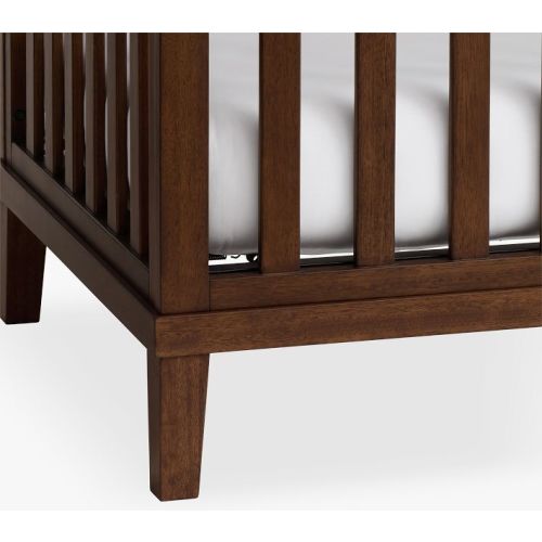 Leo Convertible Crib, Walnut Finish | Pottery Barn Kids