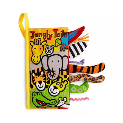 Jungly Tails Fabric Book - Ages 0+