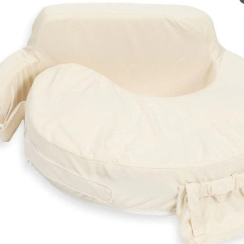 Super Deluxe Oat Nursing Pillow with 100% Organic Cotton Cover