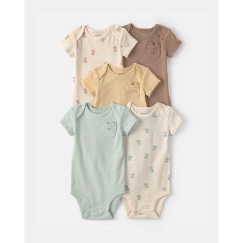 Baby 5-Pack Critter Multipack Bodysuits | Carter's