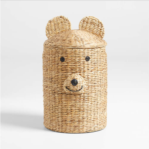 Bear Woven Kids Hamper with Handles