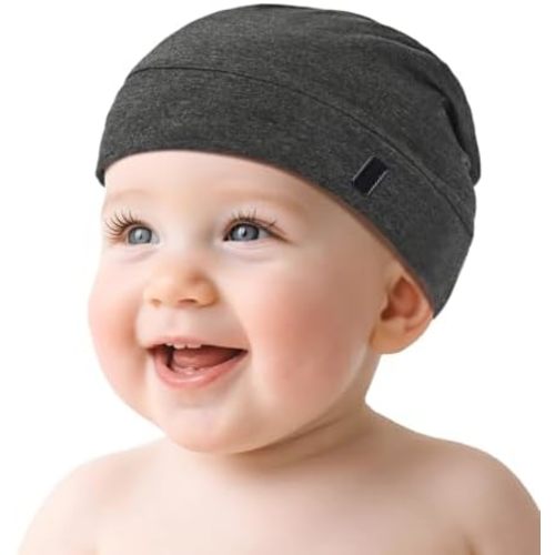 Baby Silky Satin Bonnet for 0-6 Months -Adjustable Infant Hair Care Sleep Cap