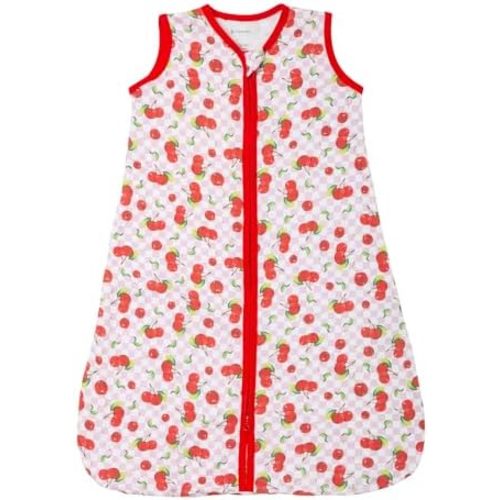 LollyBanks Sleep Sack, 100% Cotton Neutral Baby Sacks, 0.5 TOG Sleep Sacks Lightweight with 2-Way Zipper