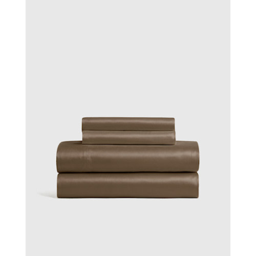 Cooling Organic Bamboo Sheet Set in Walnut