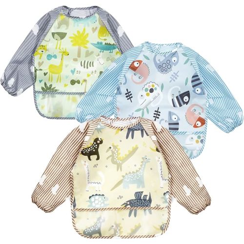 PandaEar Long Sleeve Bibs