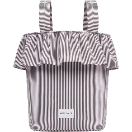 Abbylike Ruffle Stroller Bag with Removable Handles