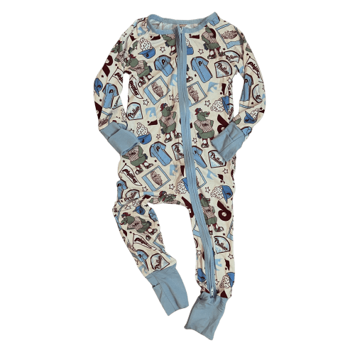 Retro Baseball Zippy – 12/18 months