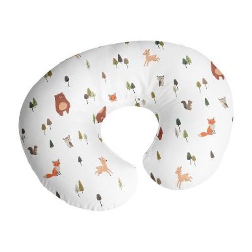 Sweet Jojo Designs Boy, Girl, Unisex/Gender Neutral Support Nursing Pillow Cover (Pillow Not Included) Woodland Animal Pals Green, Brown & Orange