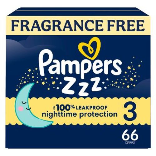 Pampers Swaddlers Overnight Diapers - Size 3 - 66ct