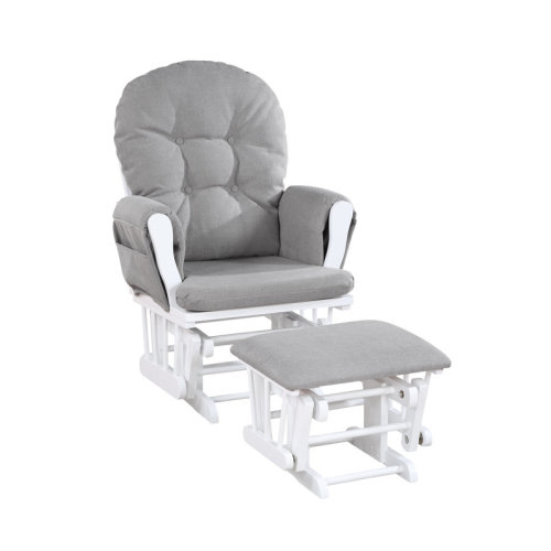 Suite Bebe Cleo Wooden Glider and Ottoman | Wayfair
