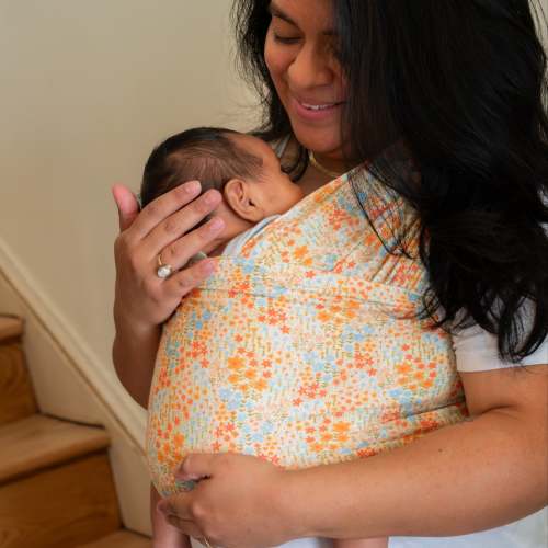 Bloom Baby Wrap | Soft & Supportive Organic Baby Carrier by hope&plum