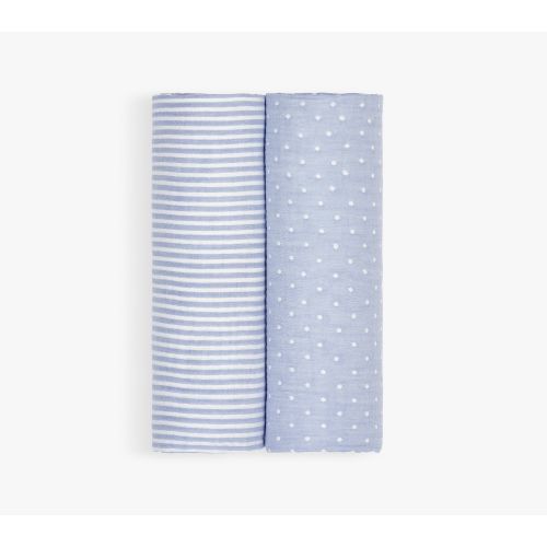 Chambray Muslin Swaddle Set