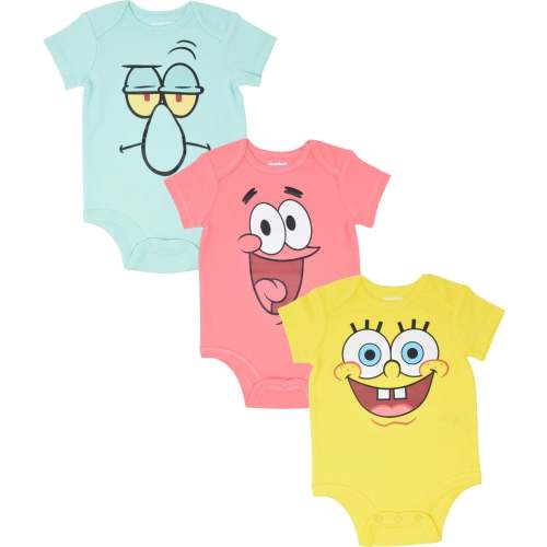 SpongeBob SquarePants 3 Pack Bodysuits
