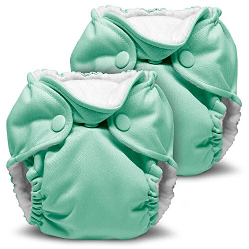 Kanga Care Lil Joey Newborn All in One AIO Cloth Diaper (2pk) Sweet 4-12lbs