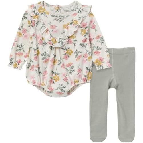 Modern Moments by Gerber baby-girls Bubble Romper and Tights Set