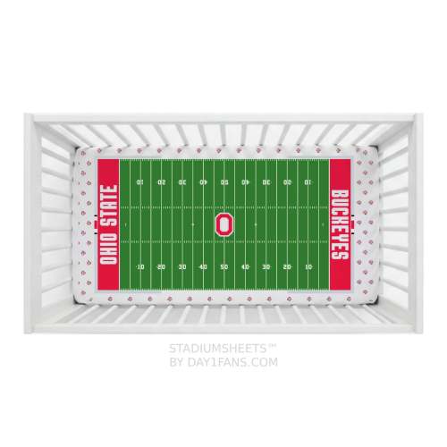 Ohio State Buckeyes StadiumSheets™ Crib Sheets