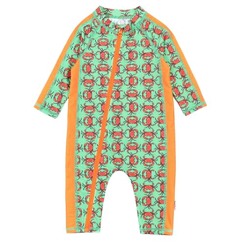 SwimZip Boys' Long-Sleeve UPF 50+ Swimsuit for Baby, Toddler, & Little Boys