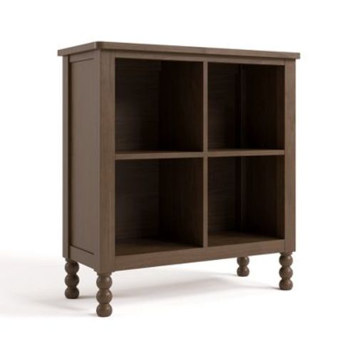 Storkcraft Rio 4 Cube Storage Organizer Bookcase - Hazelnut