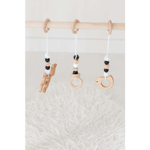 Classic Monochrome Baby Play Gym from My Little Songbird - ShopMyLittleSongbird